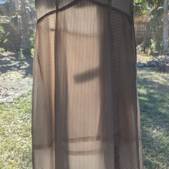 Clad and Cloth - Stripe Maxi Dress - Cream & Black - US Size M - Picture 2 of 11